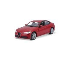 Bburago Plus Alfa Romeo Giulia (2016) červená / měřítko 1:24 / od 3 let