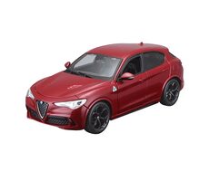 Bburago Alfa Romeo Stelvio červená / měřítko 1:24 / od 3 let