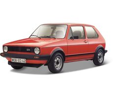 Bburago Plus Volkswagen Golf MK1 GTI červená / měřítko 1:24 / od 3 let