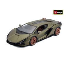 Bburago Plus Lamorghini Sián FKP37 zelená / měřítko 1:24 / od 3 let