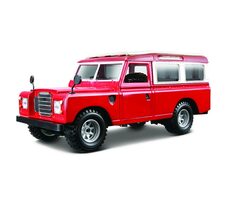 Bburago Land Rover červená