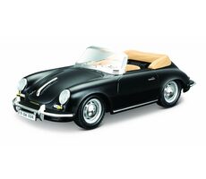 Bburago Porsche 356 B Cabriolet černá / měřítko 1:24 / od 3 let