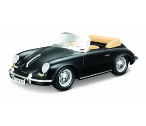 Bburago Porsche 356 B Cabriolet černá / měřítko 1:24 / od 3 let