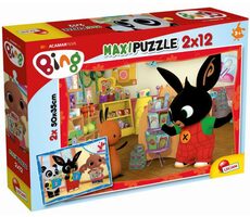 Liscianigioch Bing puzzle Bing a jeho přátelé 2 / 2x12 dílků / od 3 let