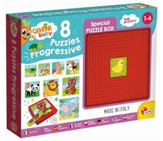 Liscianigioch Carotina Baby 8 Puzzle - Zvířátka / od 1 roku