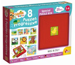 Liscianigioch Carotina Baby 8 Puzzle - Zvířátka / od 1 roku