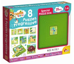 Liscianigioch Carotina Baby 8 Puzzle - Farma / od 1 roku