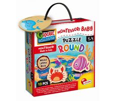 Liscianigioch Montessori Dřevěné puzzle kruh / od 1 roku