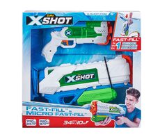 ZURU X-Shot Fast-Fill & Micro Fast-Fill Set / Vodní pistole / od 5 let 