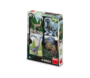 DINO Jurský svět 4x54 dílků / od 3 let