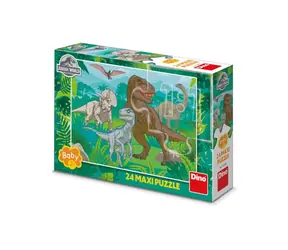 DINO Jurský svět maxi / 24 dílků / od 2 let