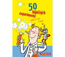 Mindok 50 Báječných experimentů / Délka hry: 15 minut / Počet hráčů: 1 / od 6 let