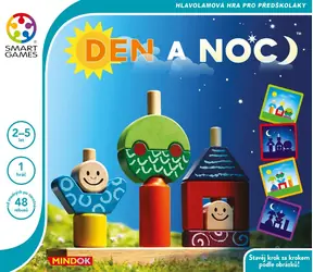 Mindok SMART - Den a noc / Délka hry: 5 minut / Počet hráčů: 1 / od 2 let