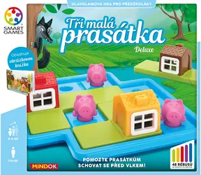 Mindok SMART - Tři malá prasátka / Délka hry: 5 minut / Počet hráčů: 1 / od 3 let