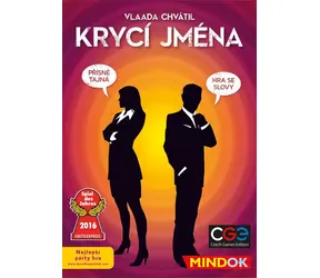 Mindok Krycí jména / Délka hry: 15 minut / Počet hráčů: 2 - 8 / od 10 let