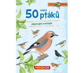 Mindok Expedice příroda: 50 našich ptáků / Délka hry: 15 minut / Počet hráčů: 1 / od 6 let
