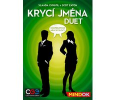 Mindok Krycí jména: Duet / Délka hry: 15 minut / Počet hráčů: 2 - 2 / od 11 let