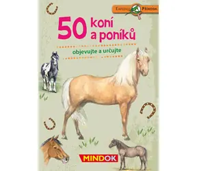Mindok Expedice příroda: 50 koní a poníků / Délka hry: 15 minut / Počet hráčů: 1 / od 6 let