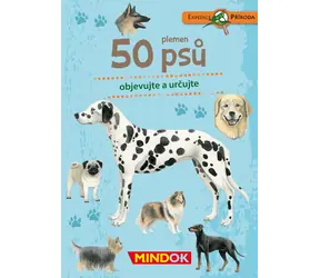 Mindok Expedice příroda: 50 plemen psů / Délka hry: 15 minut / Počet hráčů: 1 / od 6 let
