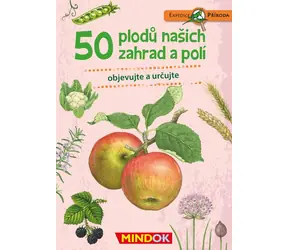 Mindok Expedice příroda: 50 plodů našich zahrad a polí / Délka hry: 15 minut / Počet hráčů: 1 / od 6 let