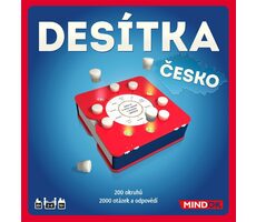 Mindok Desítka: Česko / Délka hry: 20 minut / Počet hráčů: 2 - 8 / od 10 let