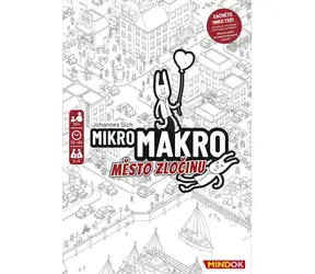 Mindok MikroMakro: Město zločinu / Délka hry: 20 minut / Počet hráčů: 1 - 4 / od 10 let
