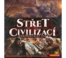Mindok Střet civilizací: Monumentální vydání / Délka hry: 180 minut / Počet hráčů: 2 - 4 / od 14 let