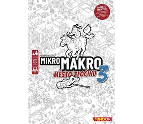 Mindok MikroMakro: Město zločinu 3 / Délka hry: 20 minut / Počet hráčů: 1 - 4 / od 12 let
