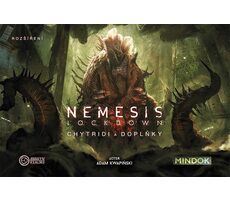 Mindok Nemesis: Lockdown – Chytridi a doplňky – rozšíření / Délka hry: 180 minut / Počet hráčů: 1 - 5 / od 14 let