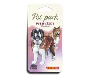 Mindok Psí park: Psí hvězdy – rozšíření / Délka hry: 60 minut / Počet hráčů: 1 - 4 / od 10 let