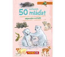 Mindok Expedice příroda: 50 zvířecích mláďat / Délka hry: 15 minut / Počet hráčů: 1 / od 6 let