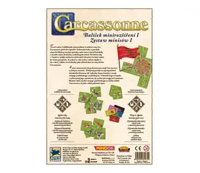 Mindok Carcassonne: Balíček minirozšíření I / Délka hry: 30 minut / Počet hráčů: 2 - 6 / od 7 let