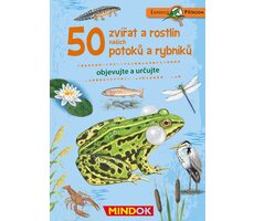 Mindok Expedice příroda: 50 zvířat a rostlin našich potoků a rybníků / Délka hry: 15 minut / Počet hráčů: 1 / od 6 let