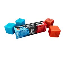 SPYRA SpyraColor - modrá a červená / sada pro obarvení vody (2x modrá + 2x červená) / obarví až 60 l vody