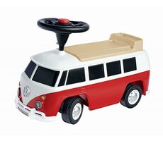 BIG Bobby Car Baby VW T1 červená / Dětské odrážedlo / nosnost 50 kg / od 2 let