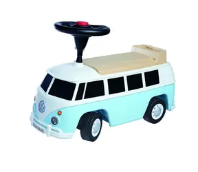BIG Bobby Car Baby VW T1 modrá / Dětské odrážedlo / nosnost 50 kg / od 2 let