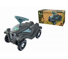 BIG Bobby Car Classic Eco šedá / Dětské odrážedlo / nosnost 50 kg / od 1 let