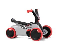 BERG GO SparX 2v1 červená / odrážedlo a šlapadlo / nosnost 20 kg / od 10 měsíců 
