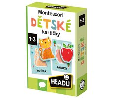 ADC Blackfire HEADU CS: Montessori Dětské kartičky / od 1 roku