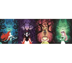 Clementoni - Puzzle Panorama - Disney princezny / 1000 dílků / od 14 let 