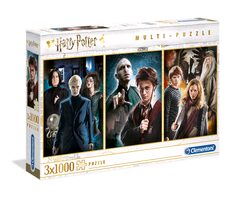 Clementoni - Multi Puzzle - Harry Potter / 3x1000 dílků / od 14 let 