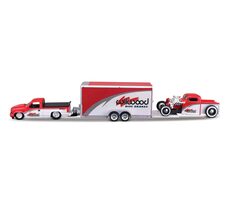 Maisto Design Team Haulers 1993 Chevrolet 454 SS Pick-up Car Trailer 1936 Chevy Pickup / 1:64 / od 8 let 