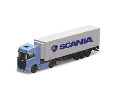 Maisto Mini pracovní stroje - Kontejnerový přívěs Scania 770S / od 3 let 