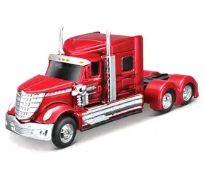 Maisto Design Custom Rigs - International Lone Star metal červená / měřítko 1:64 / od 8 let 