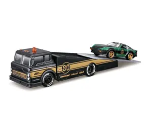 Maisto Design Elite Transport - Ramp Truck + 1980 Datsun 280ZX (S130) / měřítko 1:64 / od 8 let 