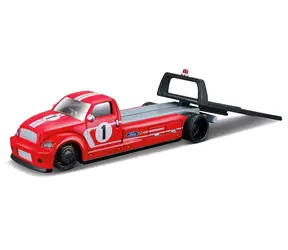 Maisto Flatbed - 2018 Ford GT Heritage Edition červená / měřítko 1:64 / od 8 let 