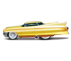 Maisto Muscle Machines - Gene Winfield´s 1961 Cadillac Maybelline / měřítko 1:64 / od 8 let 