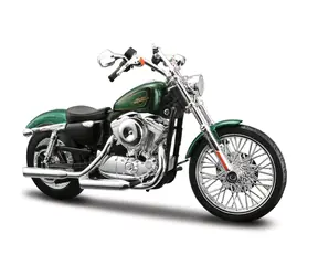 Maisto HARLEY DAVIDSON 2013 XL 1200V Seventy-two zelená / měřítko 1:12 / od 3 let 