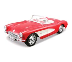 Maisto MODEL KITS ASSEMBLY LINE 1957 Corvette červená / měřítko 1:24 / od 8 let