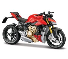 Maisto Ducati Super Naked V4 S červená / měřítko 1:18 / od 3 let 